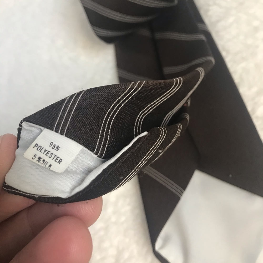 Oscar de la renta tie brown - Picture 3 of 5